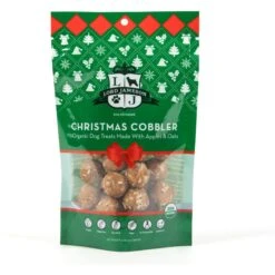 Lord Jameson Christmas Cobbler Soft & Chewy Vegan Dog Treats, 6-oz Bag