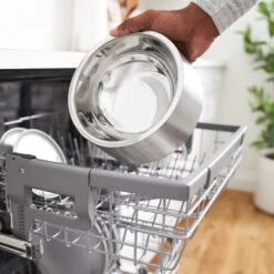 Frisco Insulated Non-Skid Stainless Steel Dog & Cat Bowl -Cozy Paws 261757 PT6. AC SS1800 V1623937349