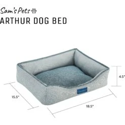 Sam's Pets Arthur Dog Bed -Cozy Paws 261808 PT8. AC SS1800 V1635095800