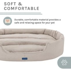 Sam's Pets Missy Round Dog Bed -Cozy Paws 261832 PT6. AC SS1800 V1635095205