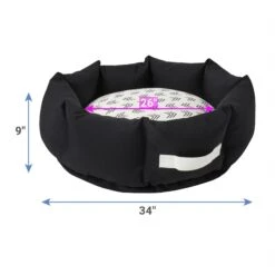 Frisco Indoor/Outdoor Deep Dish Cuddler Bolster Cat & Dog Bed -Cozy Paws 262150 PT1. AC SS1800 V1619643872
