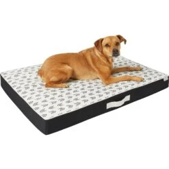 Frisco Indoor/Outdoor Arrow Print Pillow Dog Bed W/Removable Cover -Cozy Paws 262153 PT2. AC SS1800 V1619534330