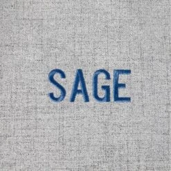 Frisco Faux Linen Corner Personalized Bolster Dog Bed W/Removable Cover, Harbour Blue, L -Cozy Paws 262160 PT4. AC SS1800 V1615569997