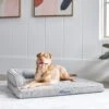 Frisco Faux Linen Corner Personalized Bolster Dog Bed W/Removable Cover, Harbour Blue, XL 1 Frisco Faux Linen Corner Personalized Bolster Dog Bed W/Removable Cover, Harbour Blue, XL -Cozy Paws 262161 MAIN. AC SS1800 V1615828300