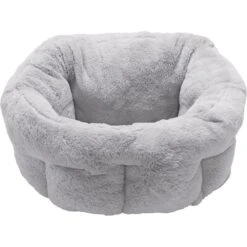 FurHaven Luxury Faux Fur Self-Warming Hi-Lo Donut Cat & Dog Bed -Cozy Paws 262932 PT2. AC SS1800 V1606808823