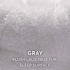 FurHaven Luxury Faux Fur Self-Warming Hi-Lo Donut Cat & Dog Bed -Cozy Paws 262932 PT8. AC SS1800 V1606777350