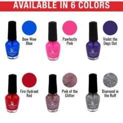 Warren London Variety Pack Dog Nail Polish, 0.50-oz Bottle, 6 Count -Cozy Paws 263438 PT3. AC SS1800 V1671202194