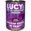 Lucy Pet Products Kettle Creations Chicken Recipe In Gravy Wet Dog Food, 12.5-oz Can, Case Of 12