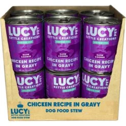 Lucy Pet Products Kettle Creations Chicken Recipe In Gravy Wet Dog Food, 12.5-oz Can, Case Of 12 -Cozy Paws 263490 PT1. AC SS1800 V1607482693