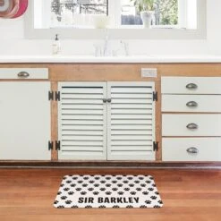 Bungalow Flooring Paw Print Personalized Floor Mat -Cozy Paws 263760 PT2. AC SS1800 V1615510285