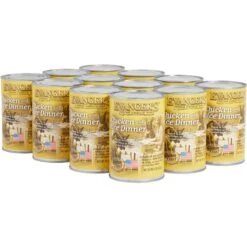 Evanger's Chicken & Rice Dinner Gluten-Free Wet Dog Food, 20.2-oz Can, Case Of 12 -Cozy Paws 263964 PT2. AC SS1800 V1669928861