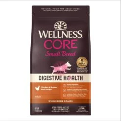 Wellness CORE Digestive Health Wholesome Grains Chicken & Brown Rice Recipe Small Breed Dry Dog Food