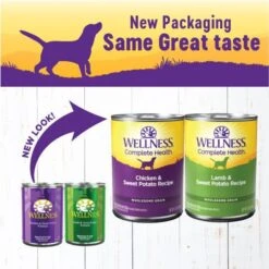 Wellness Complete Health Pate Variety Pack Wet Dog Food -Cozy Paws 265116 PT2. AC SS1800 V1676408027