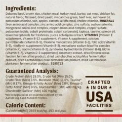 Merrick Healthy Grains Raw-Coated Kibble Real Beef + Brown Rice Recipe Freeze-Dried Dry Dog Food -Cozy Paws 265212 PT6. AC SS1800 V1673561126