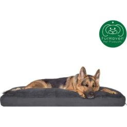 FurHaven Snuggle Deluxe Pillow Cat & Dog Bed With Removable Cover -Cozy Paws 265740 PT3. AC SS1800 V1609375945