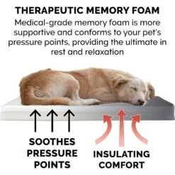 FurHaven Terry Deluxe Memory Foam Pillow Cat & Dog Bed With Removable Cover -Cozy Paws 265749 PT6. AC SS1800 V1609372361