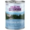 Health Extension Carolina Skillet Pork Recipe Grain-Free Wet Dog Food, 12.5-oz Can, Case Of 12 -Cozy Paws 265831 MAIN. AC SS1800 V1611092910