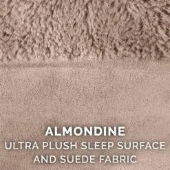 FurHaven Plush & Suede Cooling Gel Bolster Dog Bed With Removable Cover -Cozy Paws 266006 PT8. AC SS1800 V1619659951