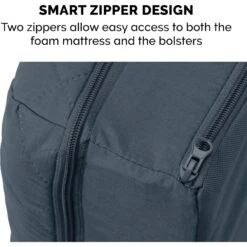 FurHaven Quilted Bolster Cat & Dog Bed With Removable Cover -Cozy Paws 266011 PT5. AC SS1800 V1615850876