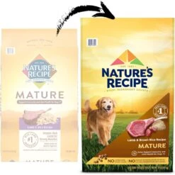Nature's Recipe Mature Lamb & Rice Recipe Dry Dog Food -Cozy Paws 266853 PT1. AC SS1800 V1672842482