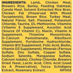 Nature's Recipe Adult Lamb, Barley & Brown Rice Recipe Dry Dog Food -Cozy Paws 266854 PT8. AC SS1800 V1672850416