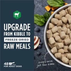 Instinct Raw Meals Grass-Fed Lamb Recipe Grain-Free Freeze-Dried Adult Dog Food -Cozy Paws 270206 PT2. AC SS1800 V1690553126
