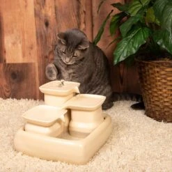 Miaustore Dog & Cat Ceramic Water Fountain, 115-oz 11 Miaustore Dog & Cat Ceramic Water Fountain, 115-oz -Cozy Paws 271771 PT3. AC SS1800 V1650010051
