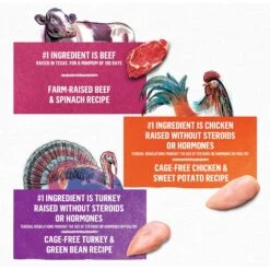 Purina Beyond Beef, Chicken & Turkey Recipes Variety Pack Grain-Free Wet Dog Food, 12.5-oz Can, Case Of 12 -Cozy Paws 275986 PT2. AC SS1800 V1699396579