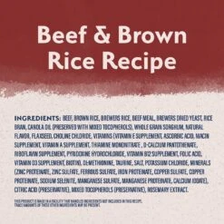 Natural Balance Limited Ingredient Beef & Brown Rice Recipe Dry Dog Food -Cozy Paws 277101 PT4. AC SS1800 V1652124142