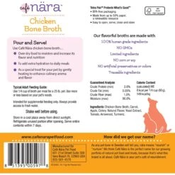 Cafe Nara Chicken Broth Grain-Free Dog & Cat Wet Food Topper, 1.1-lb Bottle -Cozy Paws 277777 PT2. AC SS1800 V1700599000