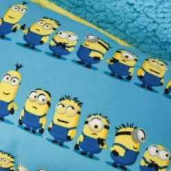 Fetch For Pets Minions Minions In A Row Cuddler Dog Bed, Blue -Cozy Paws 277825 PT3. AC SS1800 V1625622123