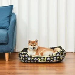 Fetch For Pets Star Wars Mandalorian Child In A Cradle Cuddler Dog Bed, Black -Cozy Paws 277839 PT5. AC SS1800 V1625622421