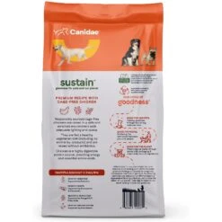CANIDAE Sustain Premium Recipe Cage-Free Chicken Adult Dry Dog Food -Cozy Paws 279134 PT1. AC SS1800 V1615425493