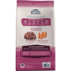 Natural Balance Limited Ingredient Reserve Grain-Free Sweet Potato & Venison Recipe Dry Dog Food -Cozy Paws 280096 PT2. AC SS1800 V1652128892