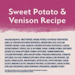 Natural Balance Limited Ingredient Reserve Grain-Free Sweet Potato & Venison Recipe Dry Dog Food -Cozy Paws 280096 PT4. AC SS1800 V1652124126