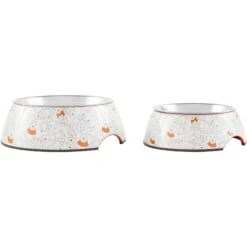 Disney Winnie The Pooh Non-Skid Stainless Steel With Melamine Stand Dog & Cat Bowl, Orange -Cozy Paws 280633 PT5. AC SS1800 V1628535124