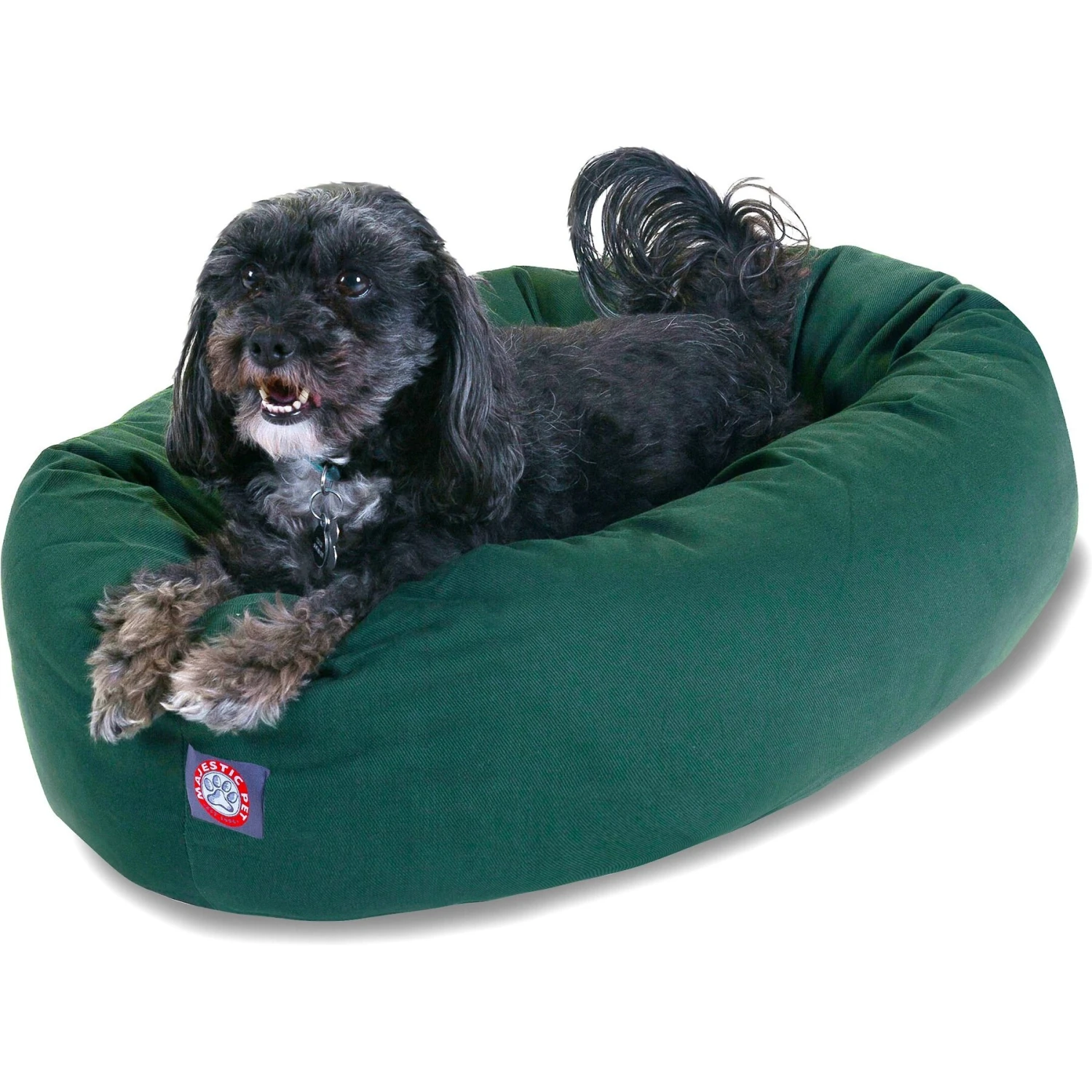 Majestic Pet Personalized Bagel Bolster Dog & Cat Bed 5 Majestic Pet Personalized Bagel Bolster Dog & Cat Bed - Image 3