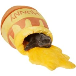 Disney Winnie The Pooh Honey Pot Covered Cat & Dog Bed 9 Disney Winnie The Pooh Honey Pot Covered Cat & Dog Bed -Cozy Paws 282413 PT2. AC SS1800 V1630440417