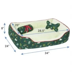 Disney Mickey Mouse Holiday Pet Bed & Gift Set -Cozy Paws 282435 PT1. AC SS1800 V1631194720