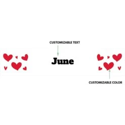 Frisco Hearts Ceramic Personalized Dog Bowl -Cozy Paws 286995 PT1. AC SS1800 V1635967589