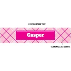 Frisco Personalized Plaid Ceramic Dog Bowl -Cozy Paws 287013 PT1. AC SS1800 V1635967593