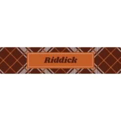 Frisco Personalized Plaid Ceramic Dog Bowl -Cozy Paws 287013 PT2. AC SS1800 V1635967880