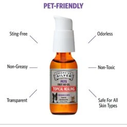 Sovereign Silver Pets First Aid Gel For Dogs & Cats, 1-oz Bottle -Cozy Paws 289051 PT5. AC SS1800 V1689614767