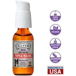 Sovereign Silver Pets First Aid Gel For Dogs & Cats, 1-oz Bottle -Cozy Paws 289051 PT6. AC SS1800 V1689614738