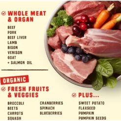 Stella & Chewy's Wild Red Raw Coated Kibble Grain-Free Red Meat Recipe Dry Dog Food -Cozy Paws 291618 PT3. AC SS1800 V1645553121