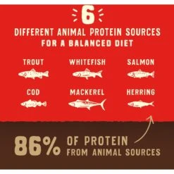 Stella & Chewy's Wild Red Raw Coated Kibble Grain-Free Ocean Recipe Dry Dog Food -Cozy Paws 291621 PT5. AC SS1800 V1645579369