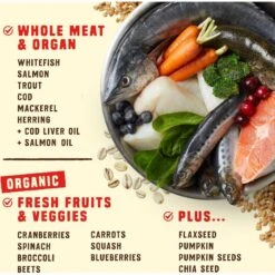 Stella & Chewy's Wild Red Raw Coated Kibble Wholesome Grains Ocean Recipe Dry Dog Food -Cozy Paws 291635 PT3. AC SS1800 V1645210682