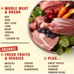 Stella & Chewy's Wild Red Raw Blend Kibble Grain-Free Red Meat Recipe Dry Dog Food -Cozy Paws 291641 PT3. AC SS1800 V1645553059