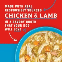 Stella & Chewy's Wild Red Grain-Free Chicken & Lamb Stew Wet Dog Food -Cozy Paws 291653 PT2. AC SS1800 V1619854647
