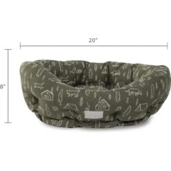 Fringe Studio Camping Dog Cuddler Bed -Cozy Paws 292213 PT2. AC SS1800 V1619627229